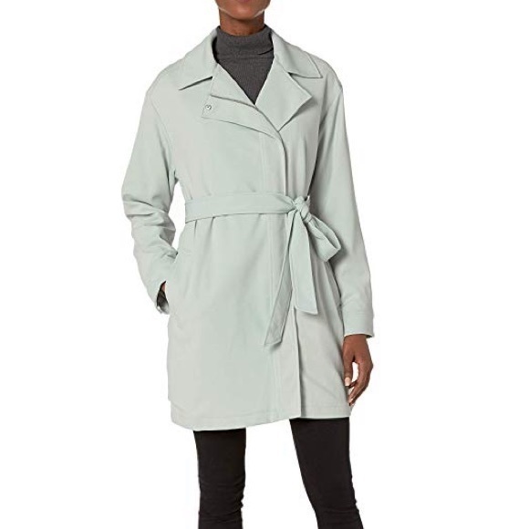 7 For All Mankind Jackets & Blazers - 7 for All Mankind Asymmetrical drape trench coat